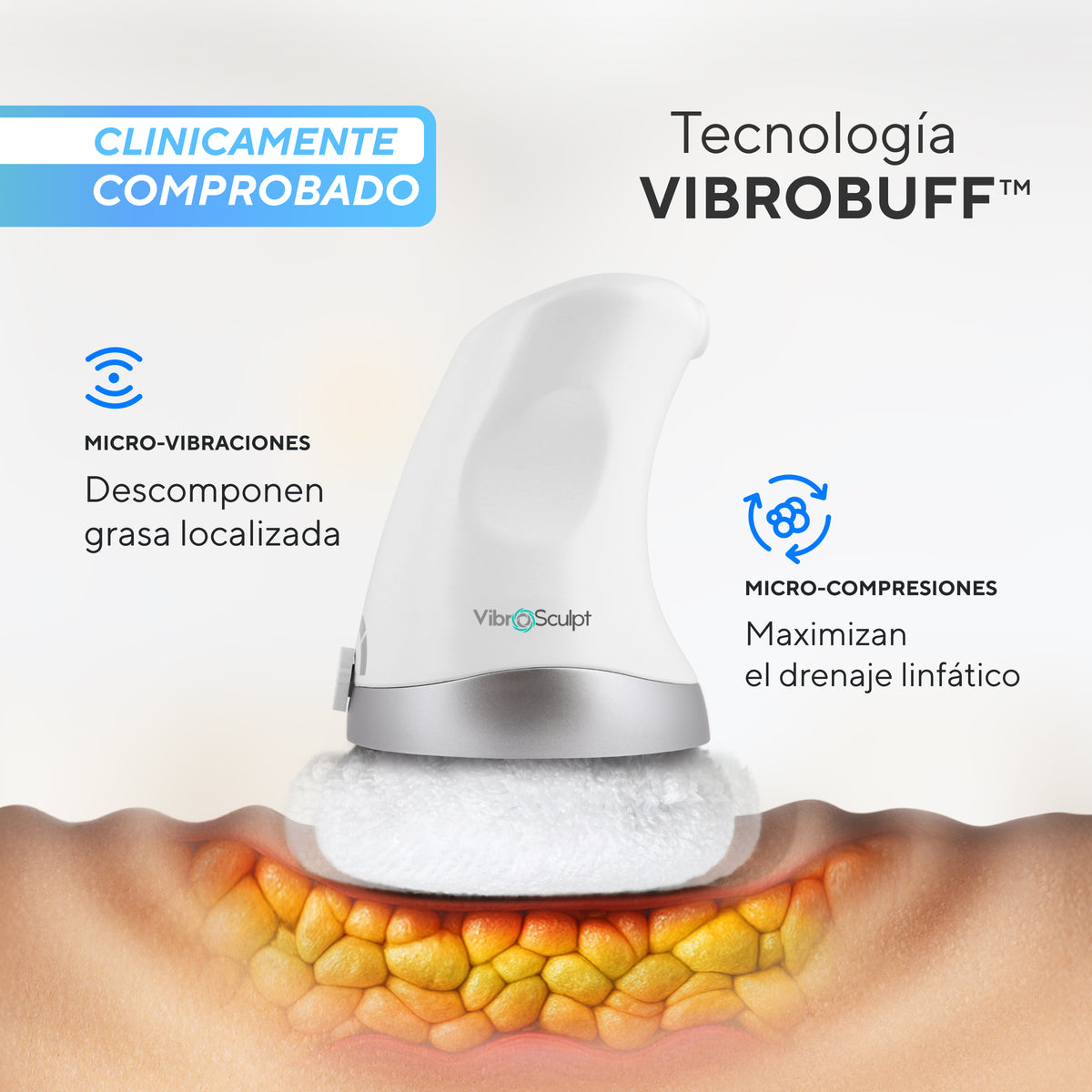 Vibro Sculpt® — Masajeador Esculpidor para Tonificar.